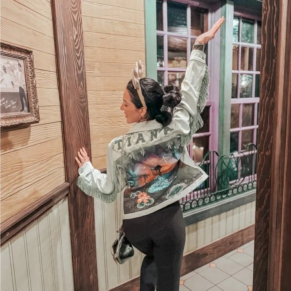 Custom Disney The Princess and the Frog Denim Jacket - Picture 9 of 10